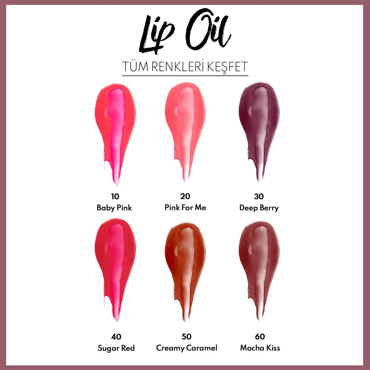 Note Lippenöl 30 Deep Berry - Feuchtigkeitsspendender Glanz