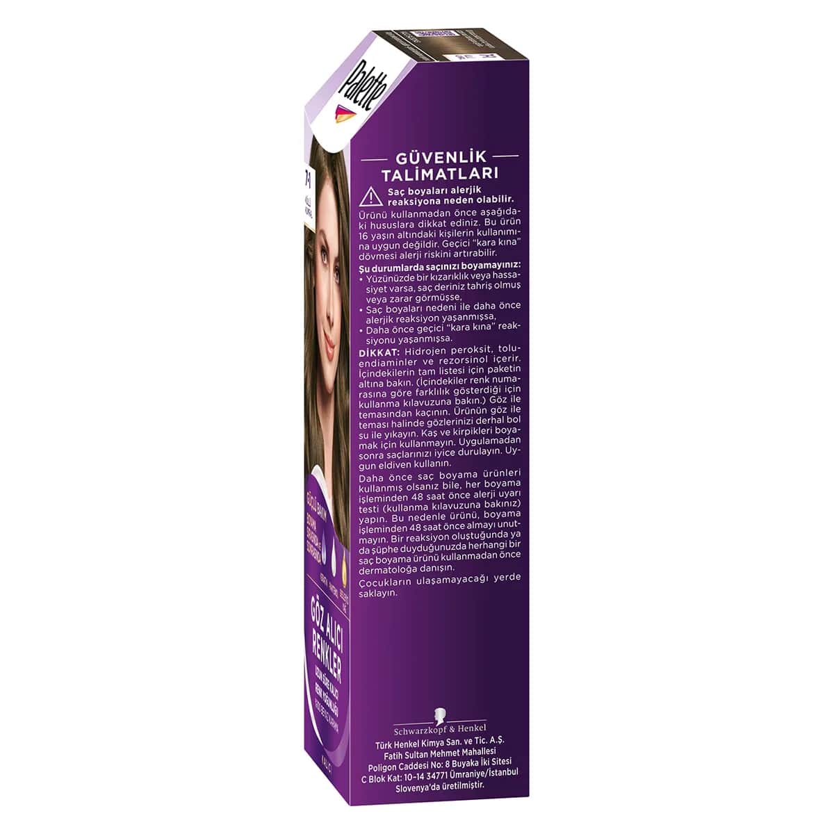 Vibrant 7-1 Aschblond Haarfarbe mit Triple Care Formel