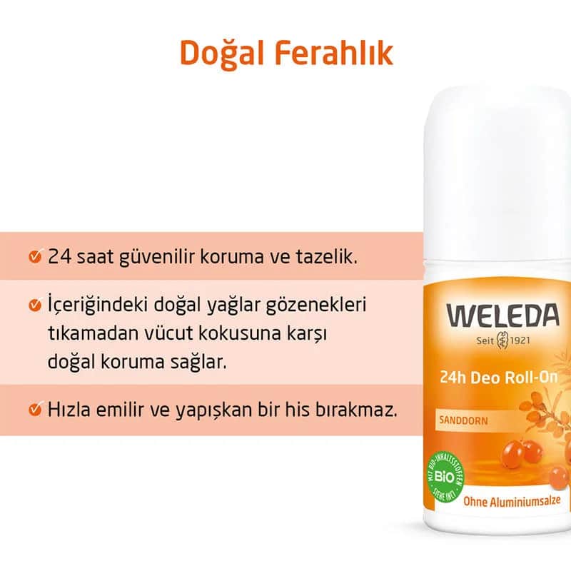 Weleda Sanddorn Roll-On Deodorant 50ml