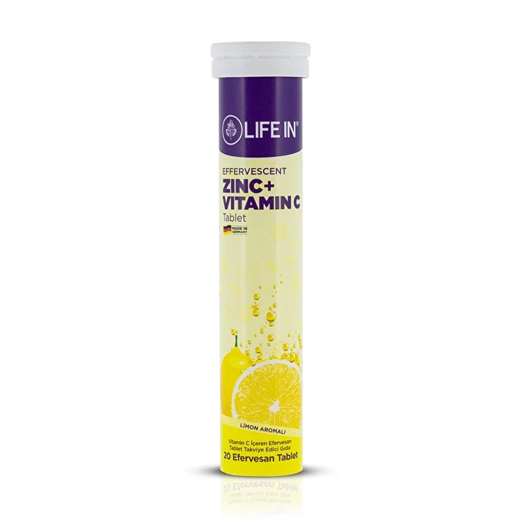 Life In Zink+ Vitamin C Brausetabletten - 20 Stück