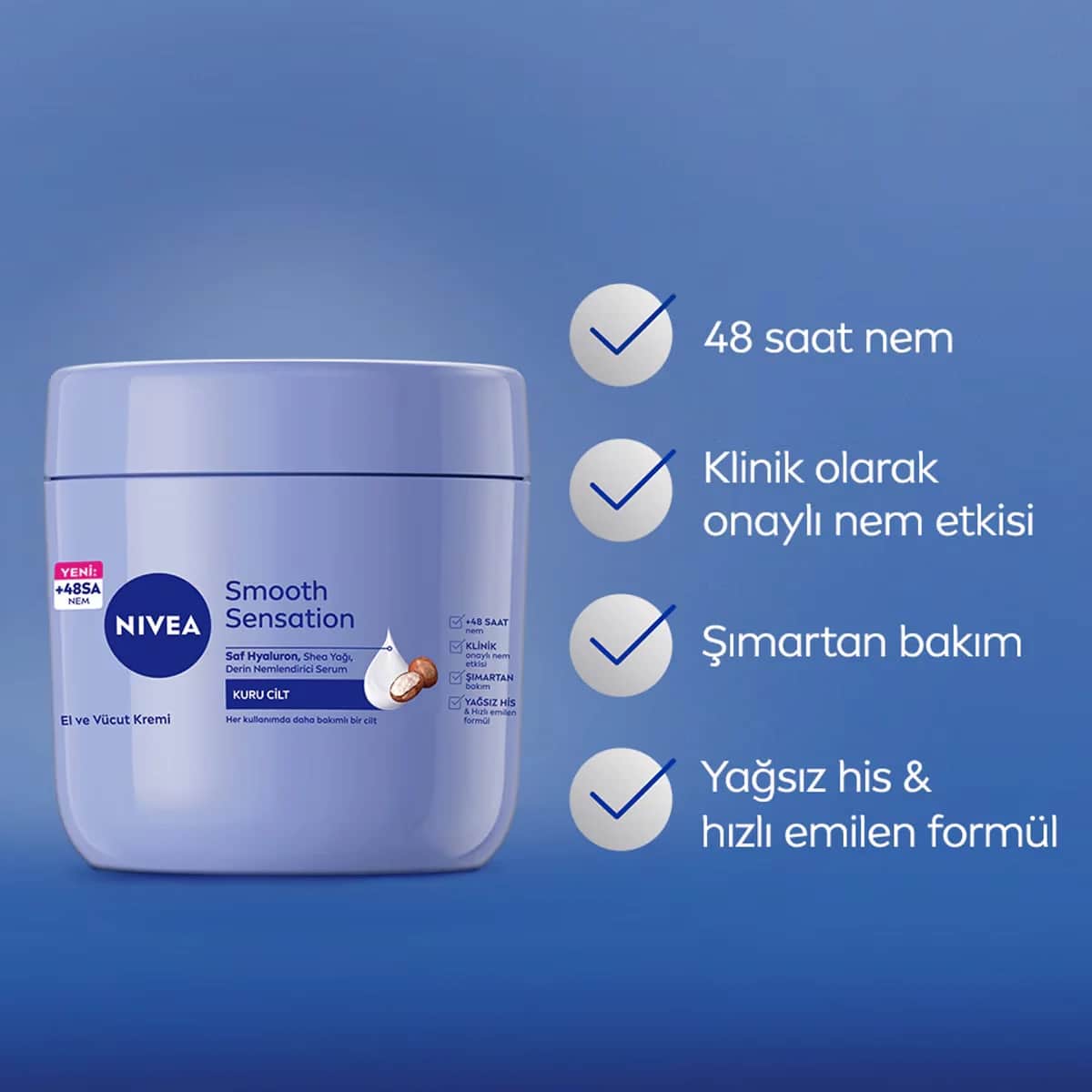 Nivea Unwiderstehlich Glatte Körpercreme 400ml