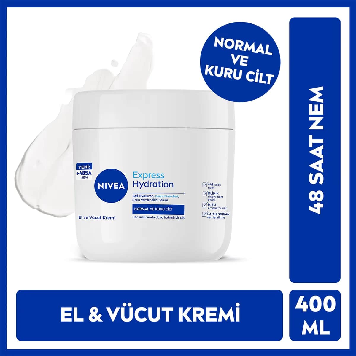 Nivea Intensiv Feuchtigkeitscreme 400ml