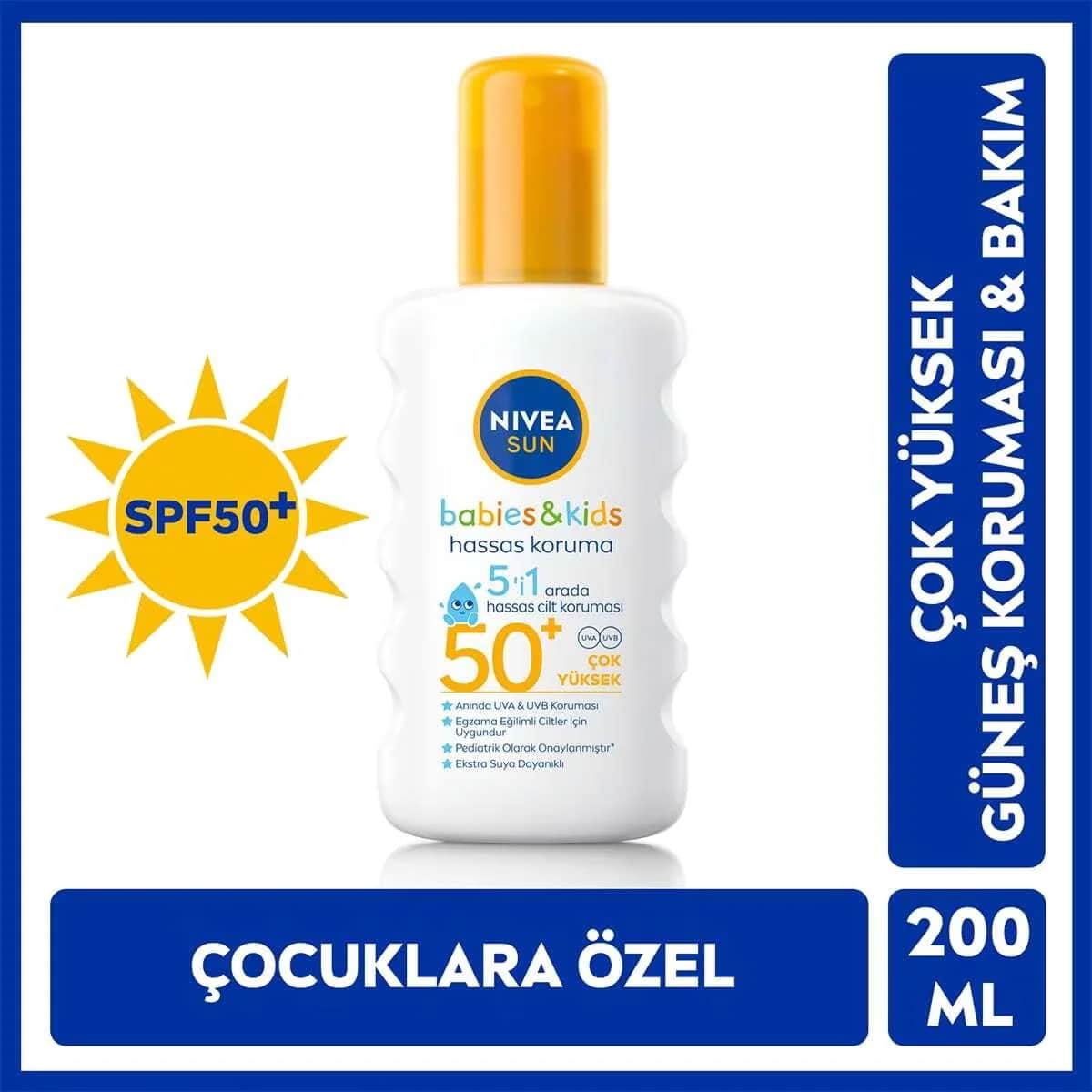 Nivea Kids Sonnen Spray SPF 50+ 200ml