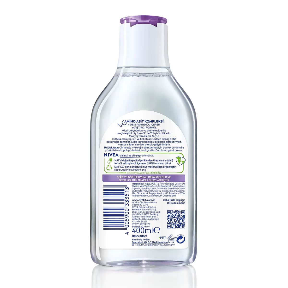 Nivea Mizellen Make-up Entferner Wasser 400ml