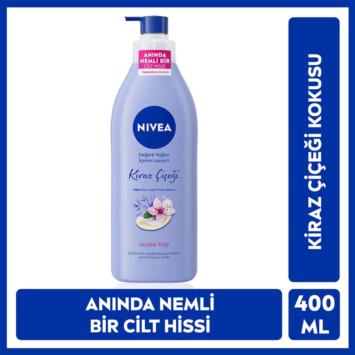 Nivea Kirschblüte Feuchtigkeitskörperlotion 400ml