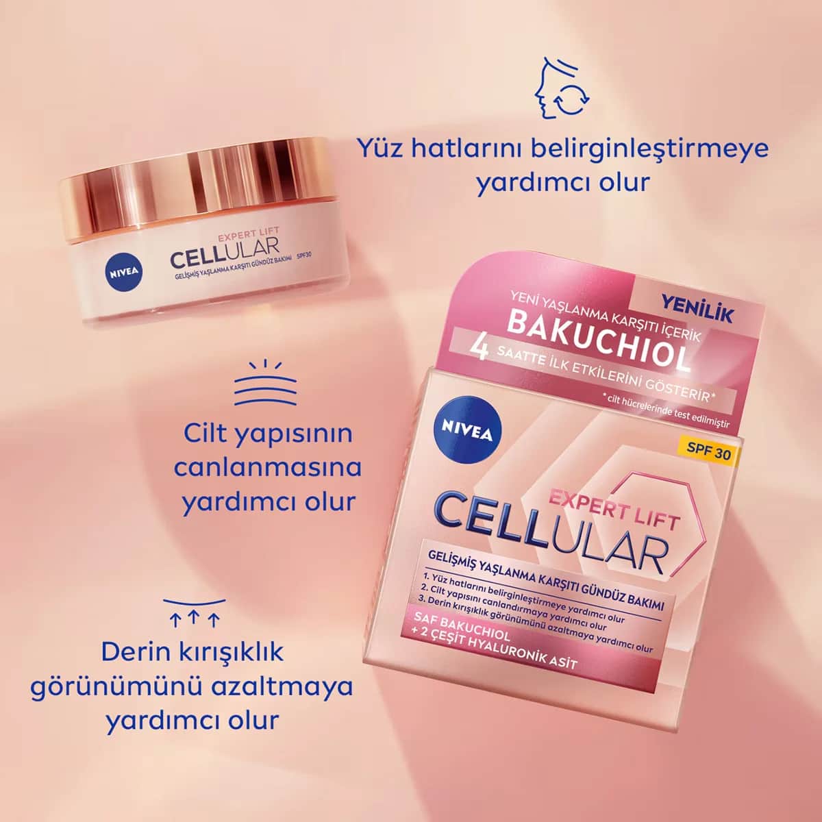 Nivea Cellular Expert Lift Tagescreme mit Bakuchiol &amp; HA