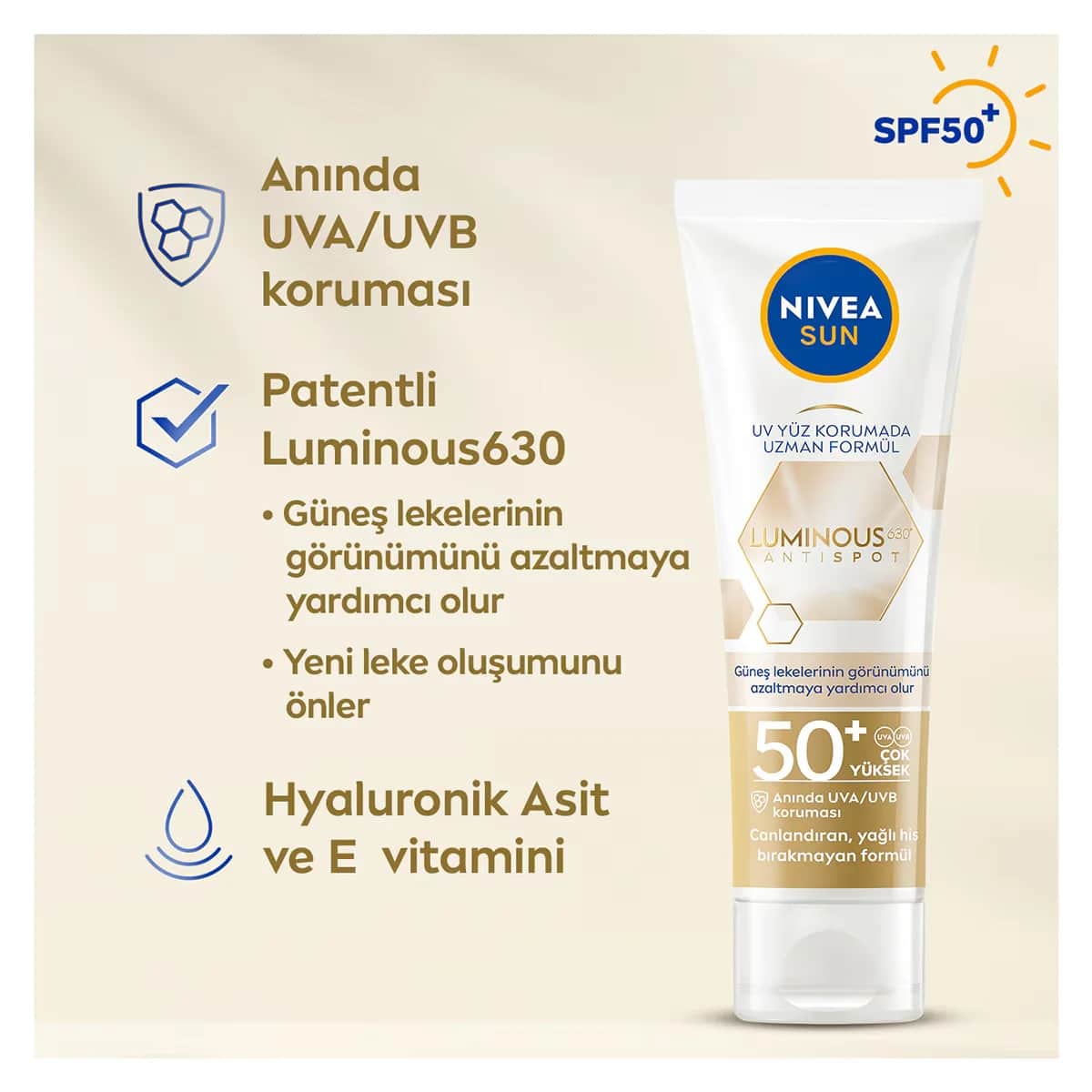 Nivea Sun Luminous630 Anti-Spot Creme SPF 50 - 40ml
