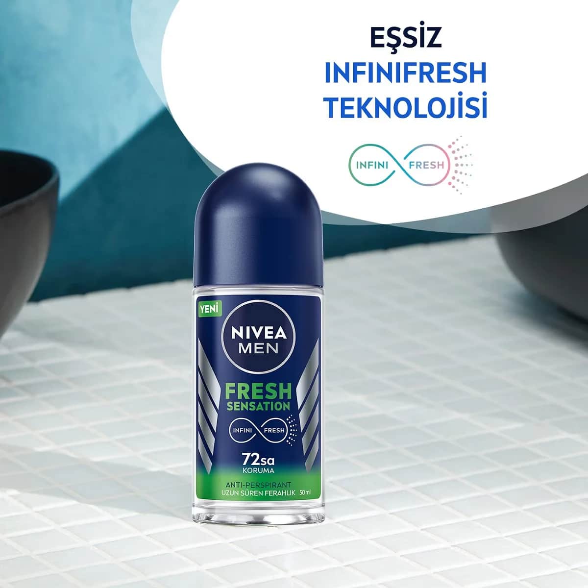 Nivea Men Fresh Sensation Roll-On 50ml