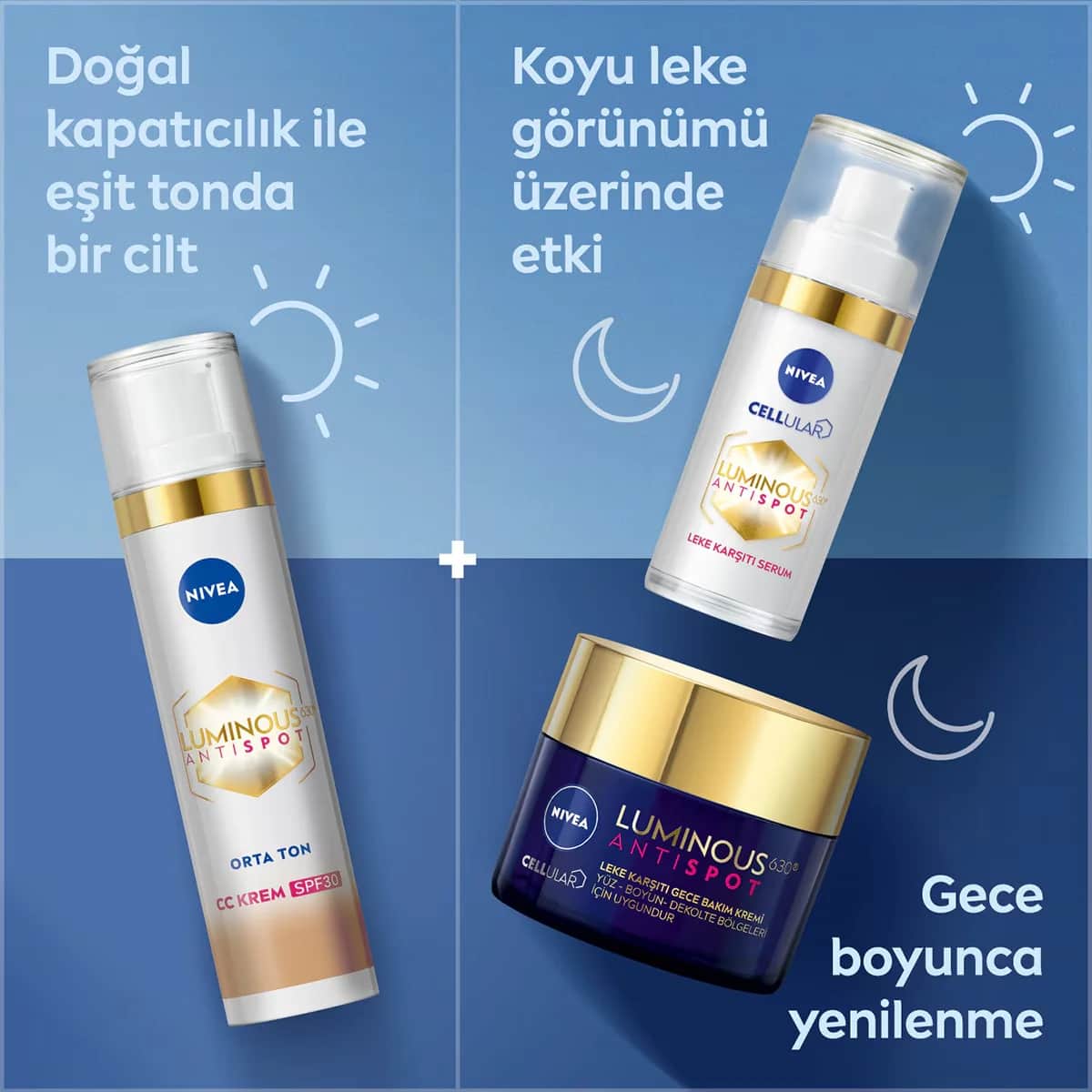 Nivea Luminous630 CC Creme SPF30 gegen dunkle Flecken, 40ml