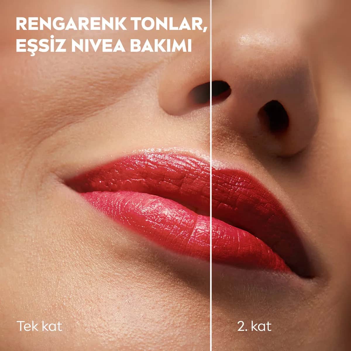 Nivea Pflegender Schönheit Roter Lippen- und Wangenbalsam SPF30 - 4,8g