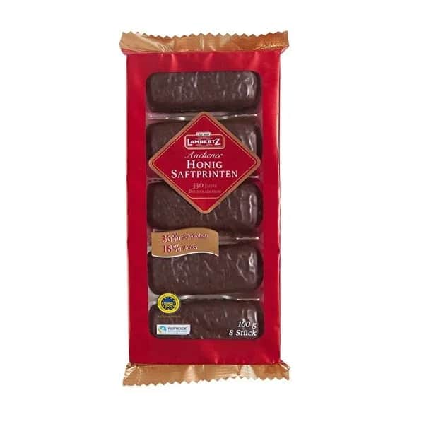 Lambertz Dunkle Schokoladensnacks mit Honig - 100g