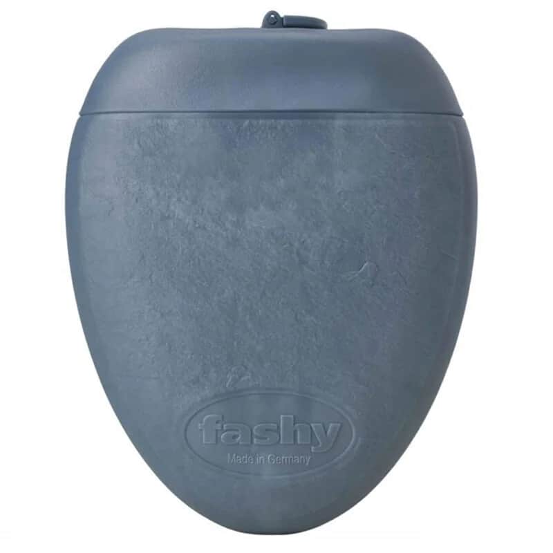 Fashy Wärmflasche 1,8L Blau Stein Design für Komfort