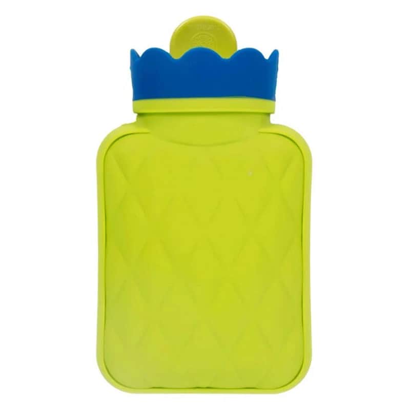 Fashy 0,35L Seiden-Wärmflasche - Grün, Schmerzlinderung