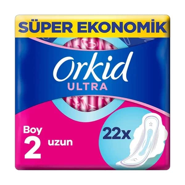 Orkid Ultra Extra Lange Auslaufsichere Damenbinden - 22 Stück
