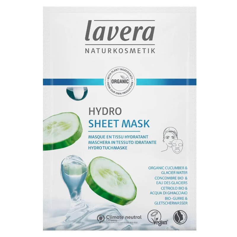 Lavera Feuchtigkeitsspendende Papier-Gesichtsmaske 21 ml