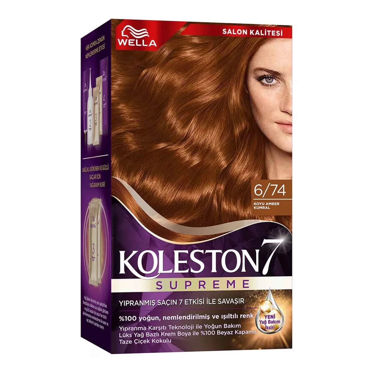 Wella Koleston 6/74 Terracotta Haarfärbeset