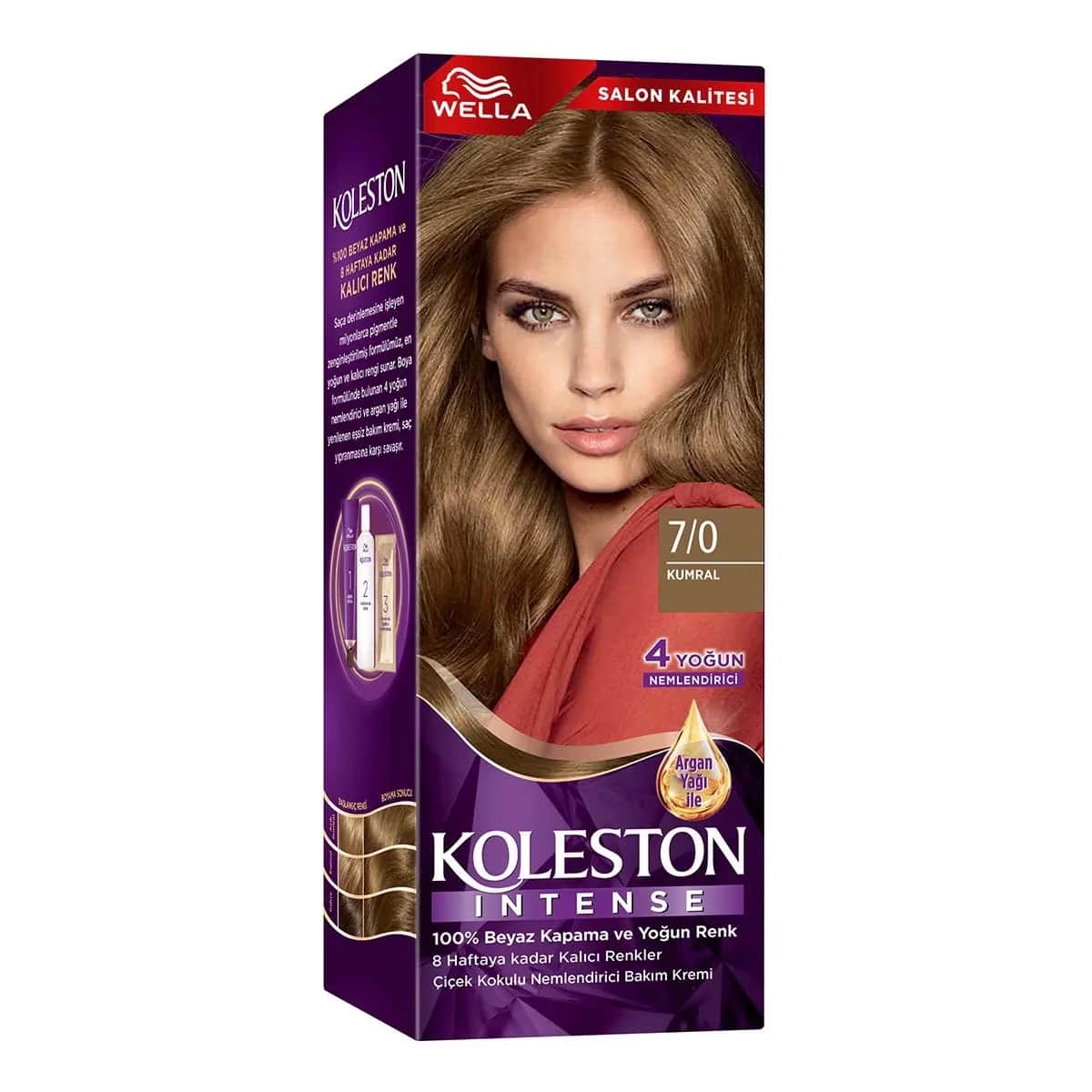 Wella Koleston Intensiv 7/0 Blonde Haarfarbe mit Arganöl