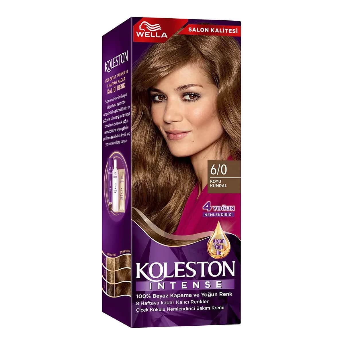 Wella Koleston Intensiv 6/0 Dunkelblond Haarfarbe, 100% Abdeckung
