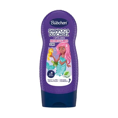 Bübchen 3-in-1 Ocean Magic Kinder Shampoo, Conditioner &amp; Gel