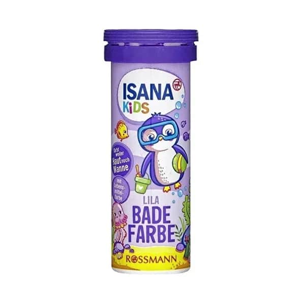 Isana Kids Badewasserfarbe - Flieder &amp; Waldfrucht, 10 Stück