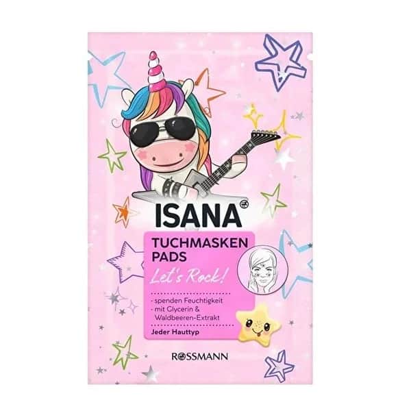 Isana Glycerin Papiermaske - Feuchtigkeitsspendende Gesichtsbehandlung (1 Stück