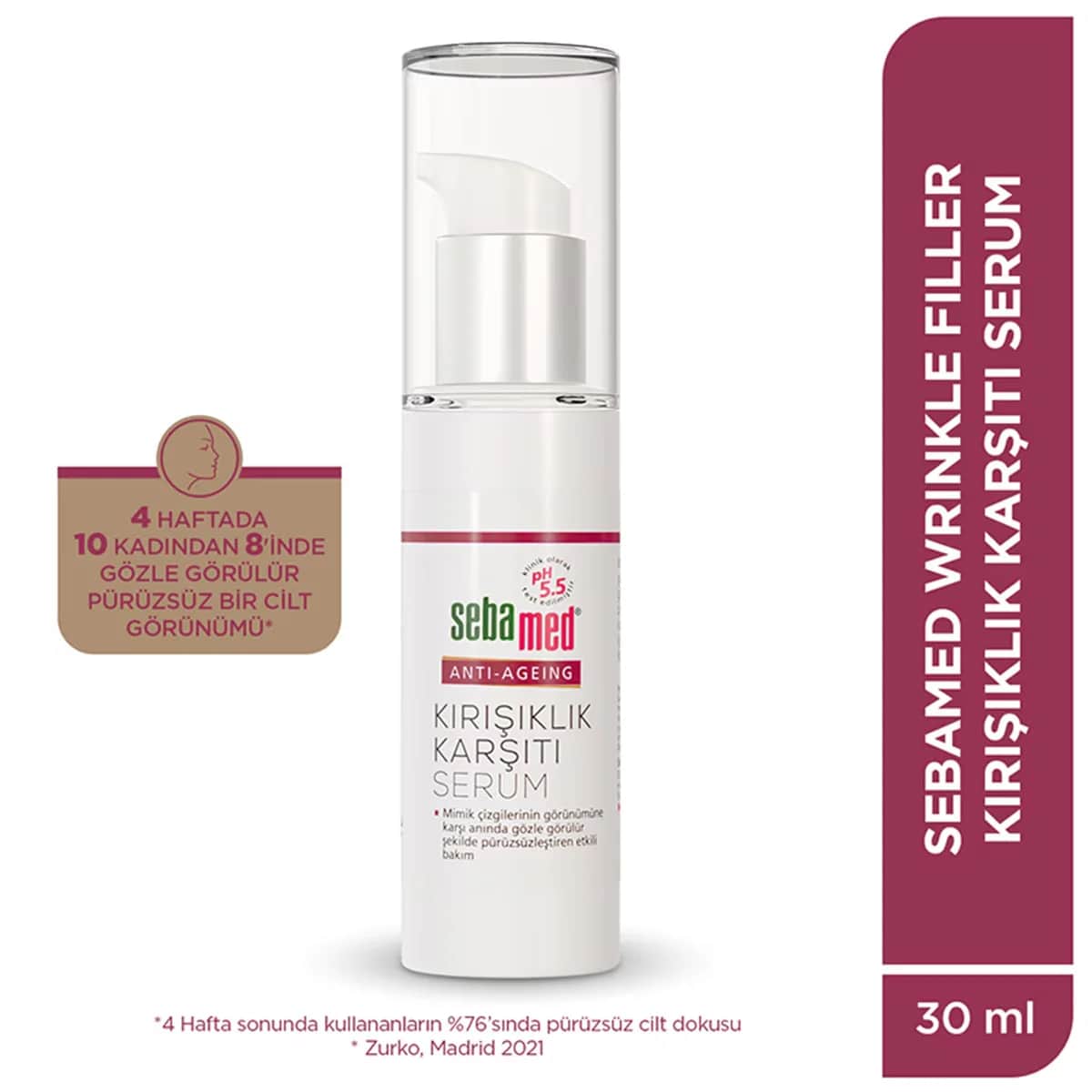 Sebamed Anti-Aging Triple Hyaluronsäure Faltenfüller Serum 30ml