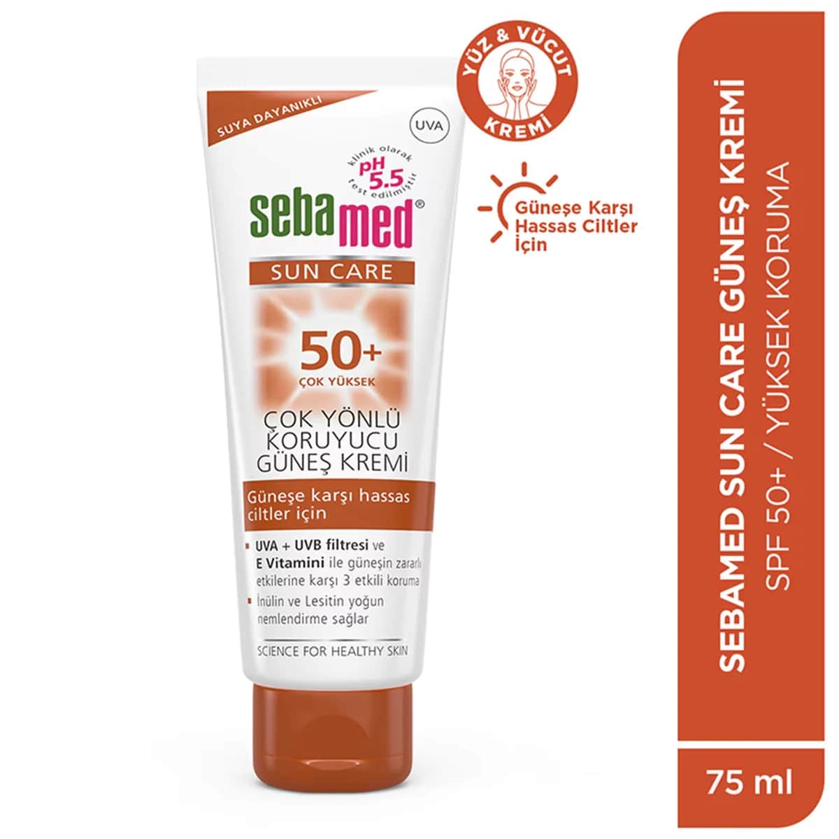 Sebamed SPF 50 Multifunktionale Sonnenschutzcreme 75 ml