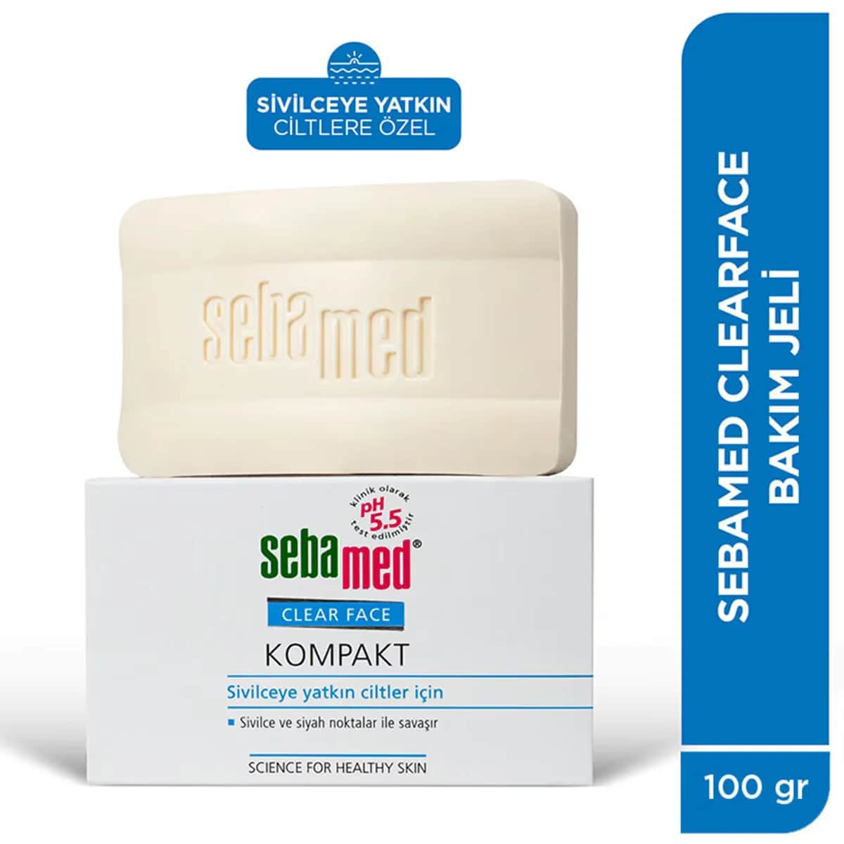 Sebamed Clear Face 100g - Akne Kontroll Seifenstück