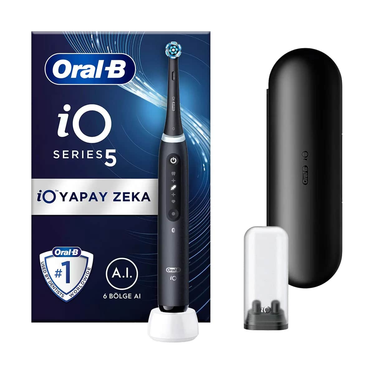 Oral-B iO5 Smart elektrische Zahnbürste - Wiederaufladbar &amp; Effektiv