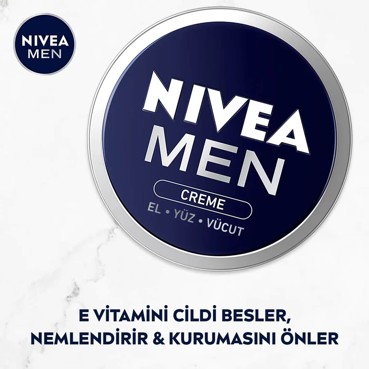 Nivea Men Creme 30ml - Feuchtigkeitsspendende Creme für Männerhaut