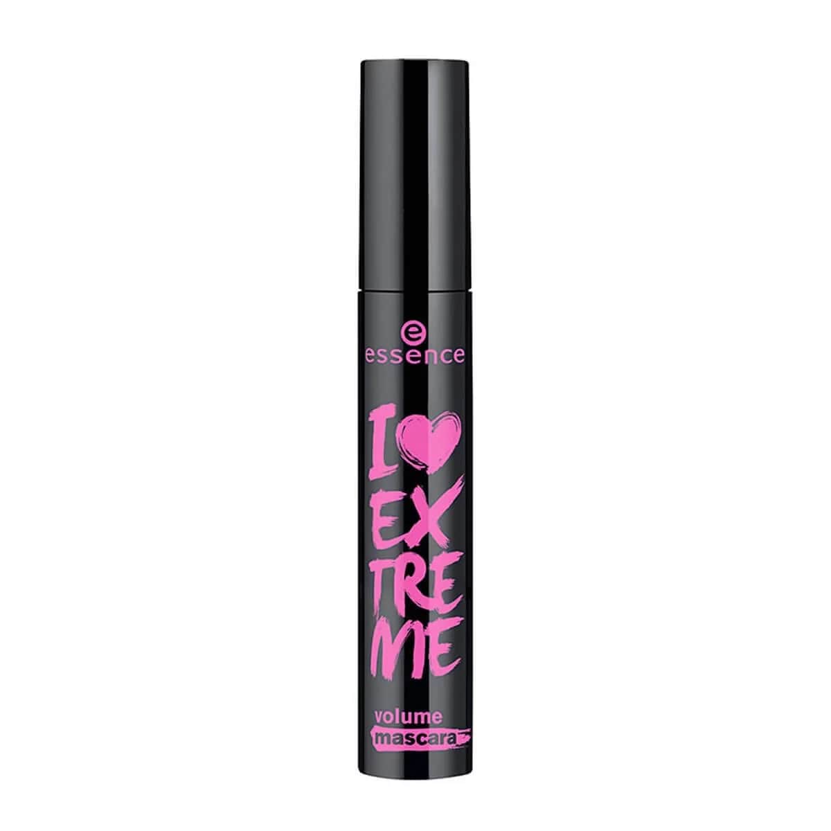 Essence Ultra-Schwarz Volumen-Mascara mit breitem Bürstchen - 1 Stück