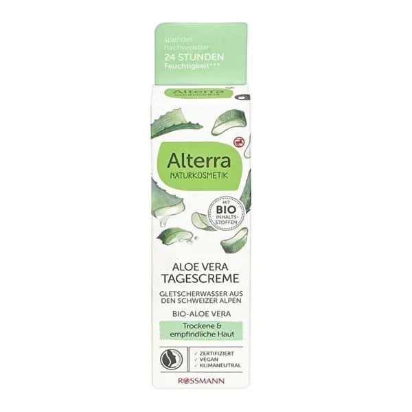 Alterra Vegane Tagescreme mit Aloe Vera &amp; Gletscherwasser 50ml