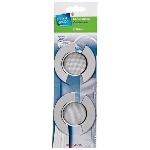 Flink &amp; Sauber Abflusssieb Set - 70mm