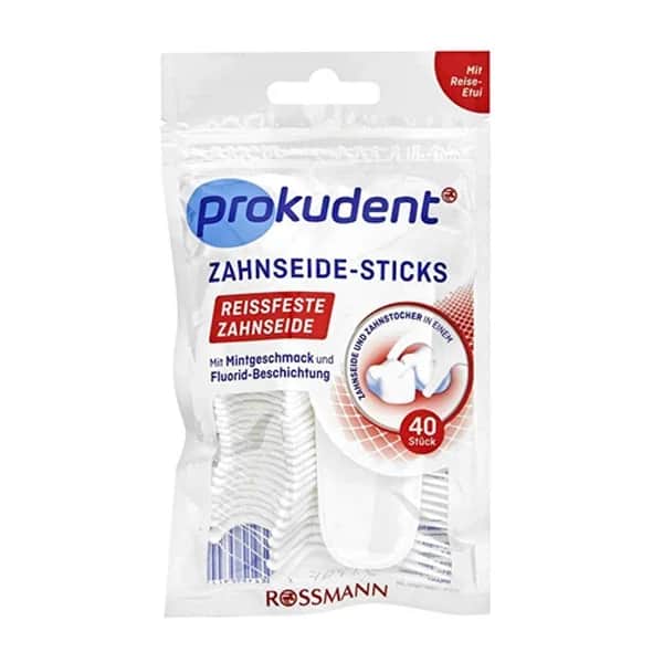 Prokudent Zahnseide- und Zahnstocher-Set - 40 Stück
