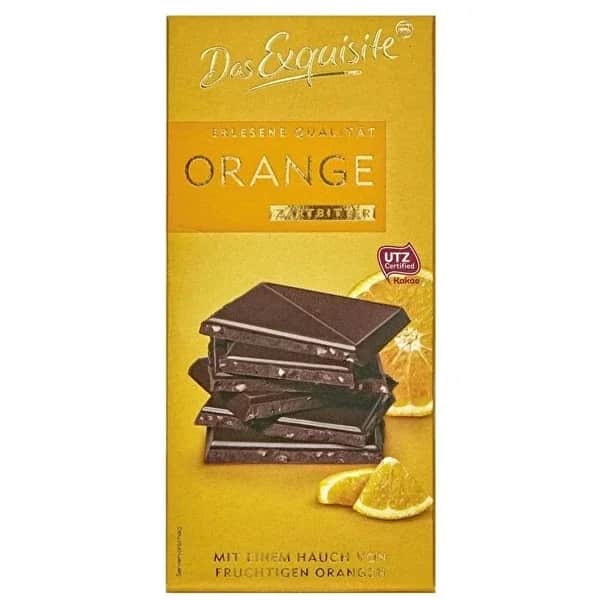 Das Exquisite Dunkle Schokolade mit Orange - 100g