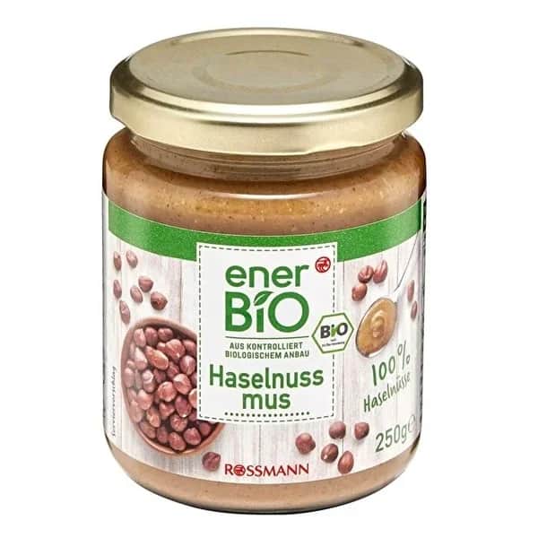 Enerbio Bio Haselnussaufstrich - Vegane Creme 250g