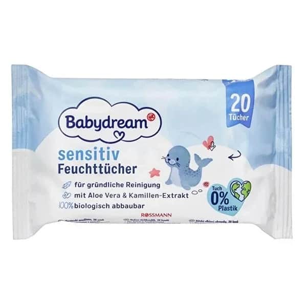 Babydream Aloe Vera Feuchttücher