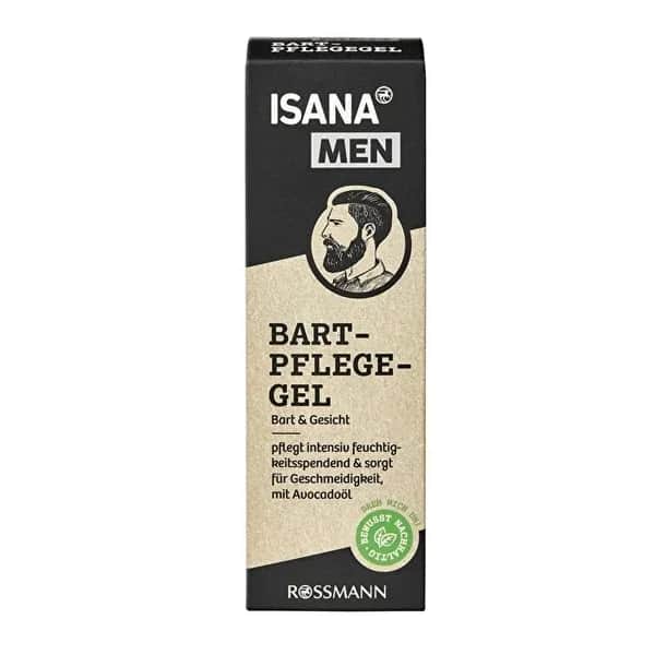Isana Herren Bartpflege Gel mit Avocado- und Sonnenblumenöl 50ml