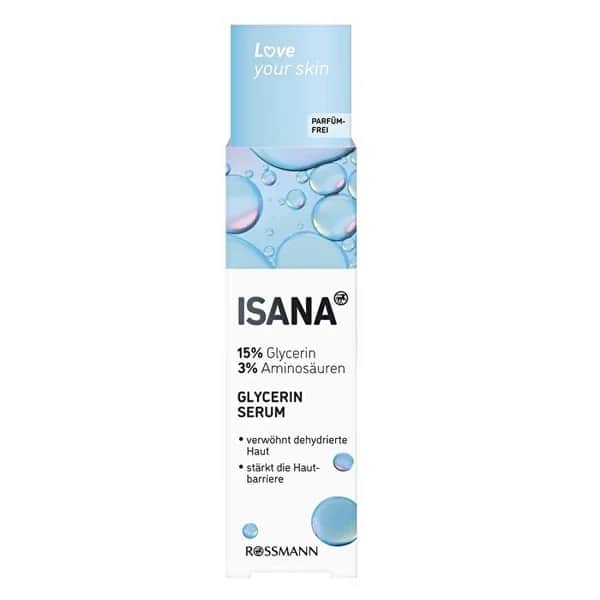 Isana Love Your Skin Serum mit Glycerin &amp; Aminosäuren