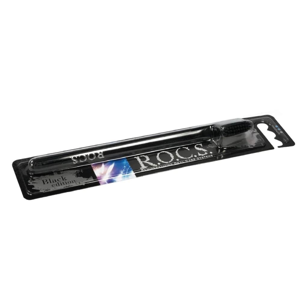 ROCS Black Edition Medium Zahnbürste