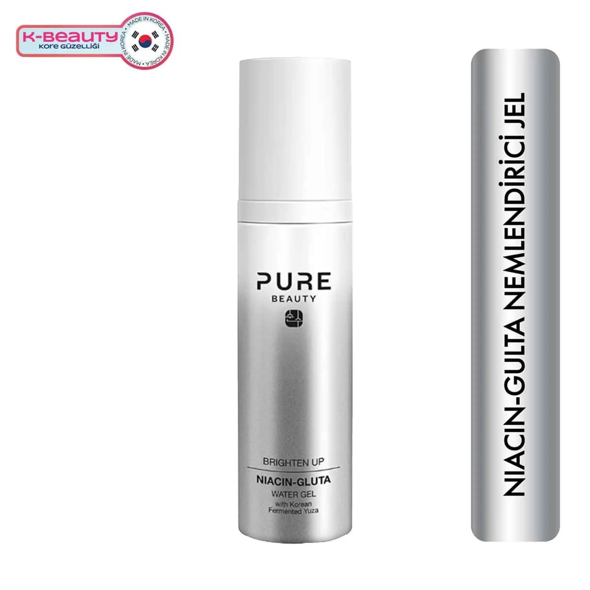 Pure Beauty Niacinamid-Glutawasser Gel für strahlende Haut 50ml