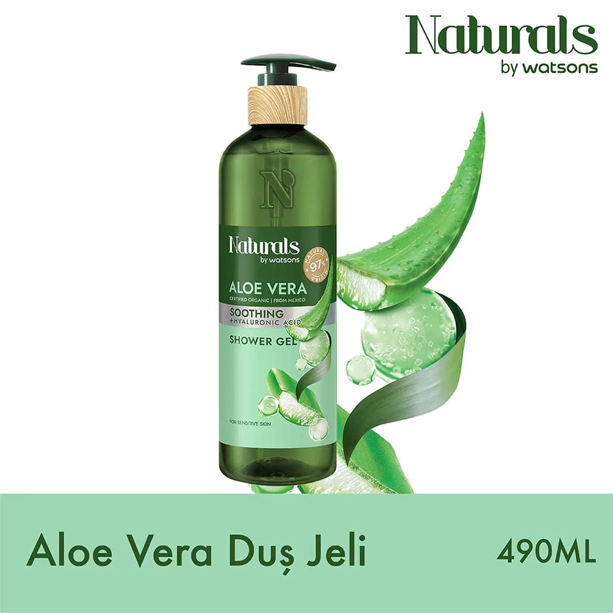 Naturals By Watsons Aloe Vera Duschgel 490ml