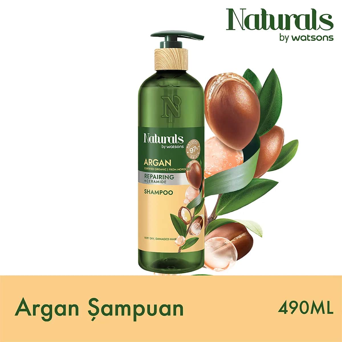 Naturals By Watsons Arganöl Shampoo - 490ml