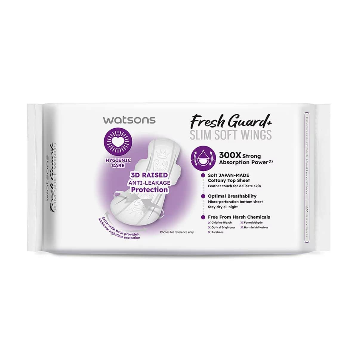 Watsons Fresh Guard+ Slim Soft Long 18L
