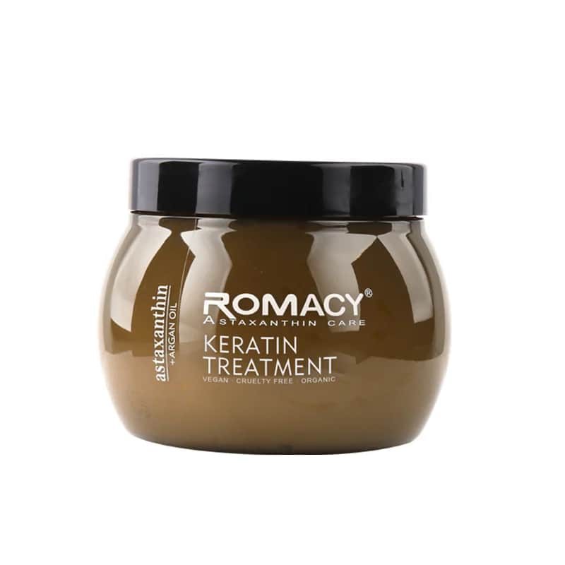Keratinbehandlung Maske mit Arganöl und Astaxanthin – 500 ml von Romasi