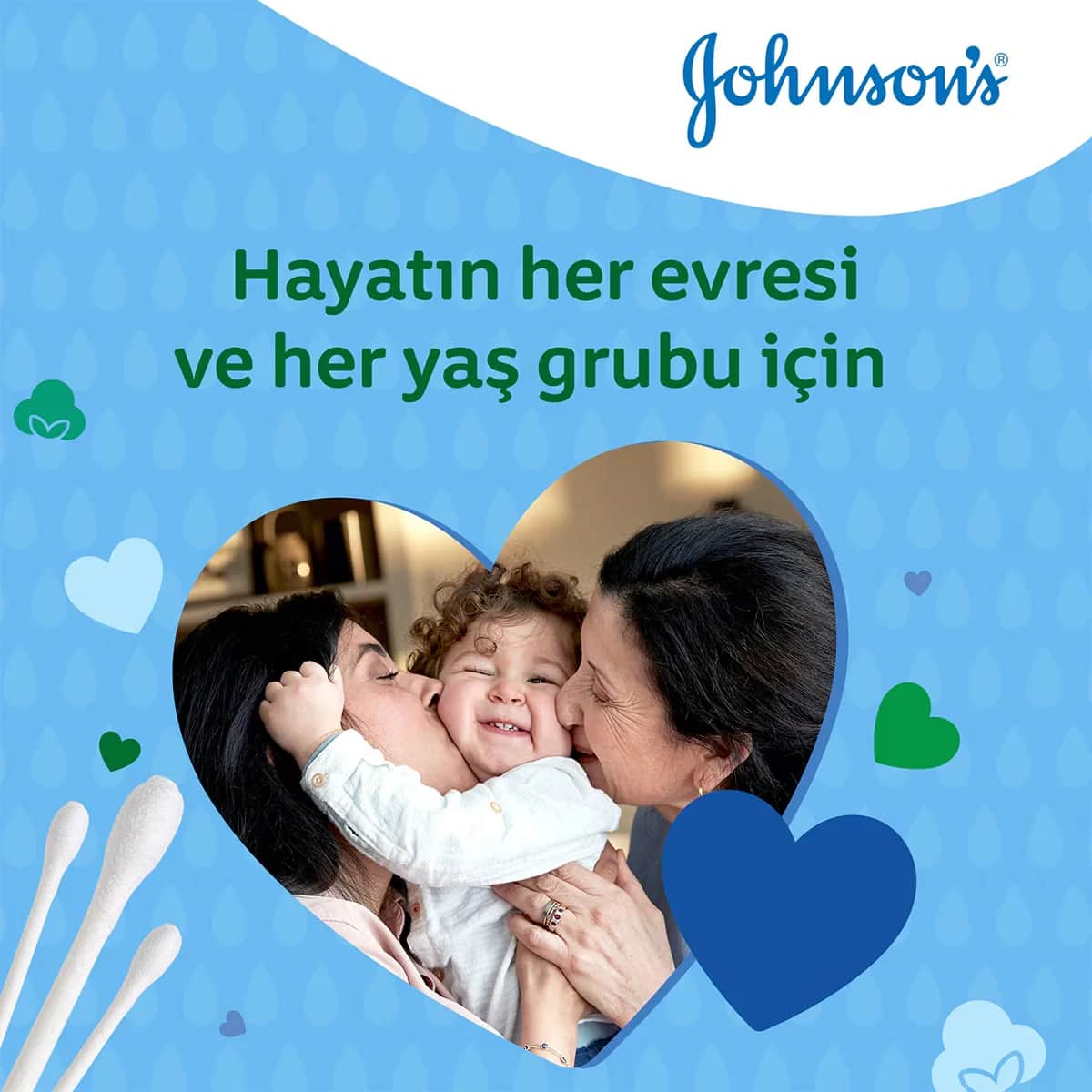 Johnson's Baby Ohrreinigung Wattestäbchen - 200 Stück
