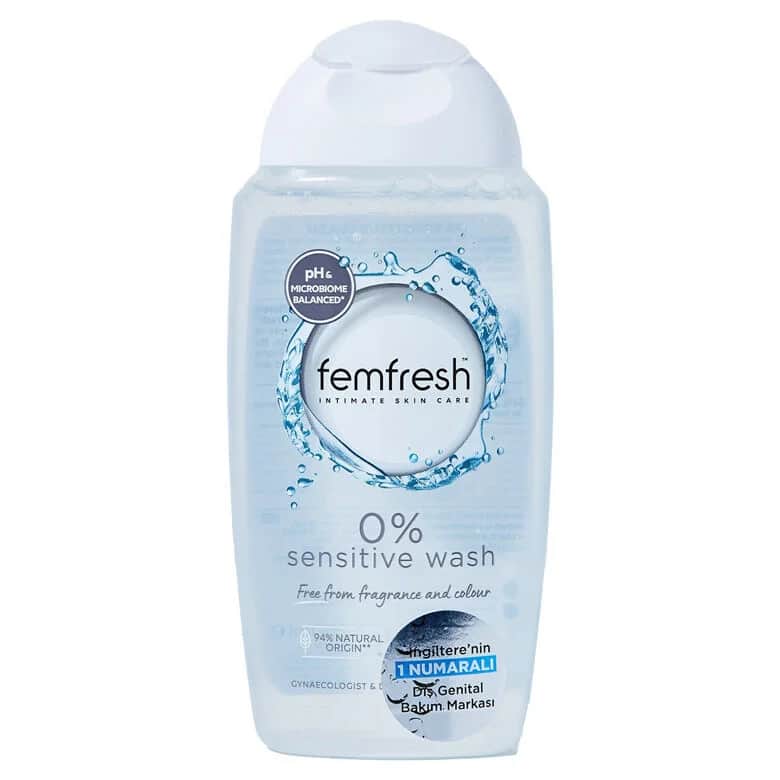 Femfresh Sensitiver Gel Wasch für externe Intimpflege 250ml