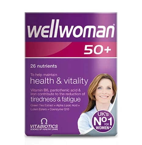 Vitabiotics Wellwoman 50+ Tabletten für Vitalität &amp; Gesundheit