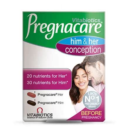 Vitabiotics Pregnacare Him &amp; Her Empfängnistabletten 60 Stück