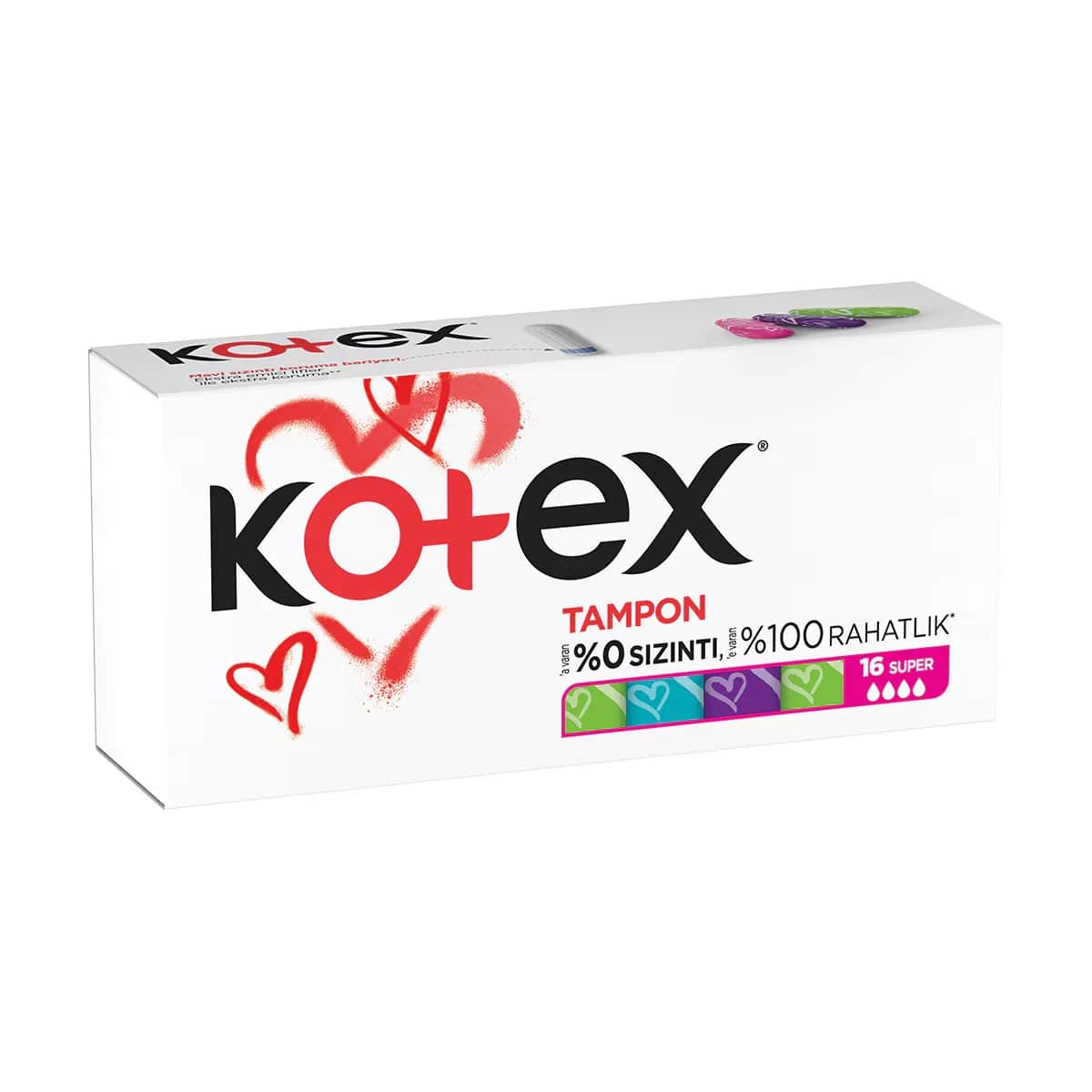 Kotex Super Tampons 16 Pack - Schutz bei starkem Fluss